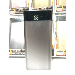 Pin dự phòng 20.000mah + 2 đèn pin + đèn led hiển thị % pin