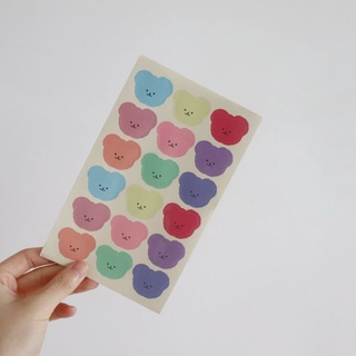 Sticker con gấu đủ màu sắc