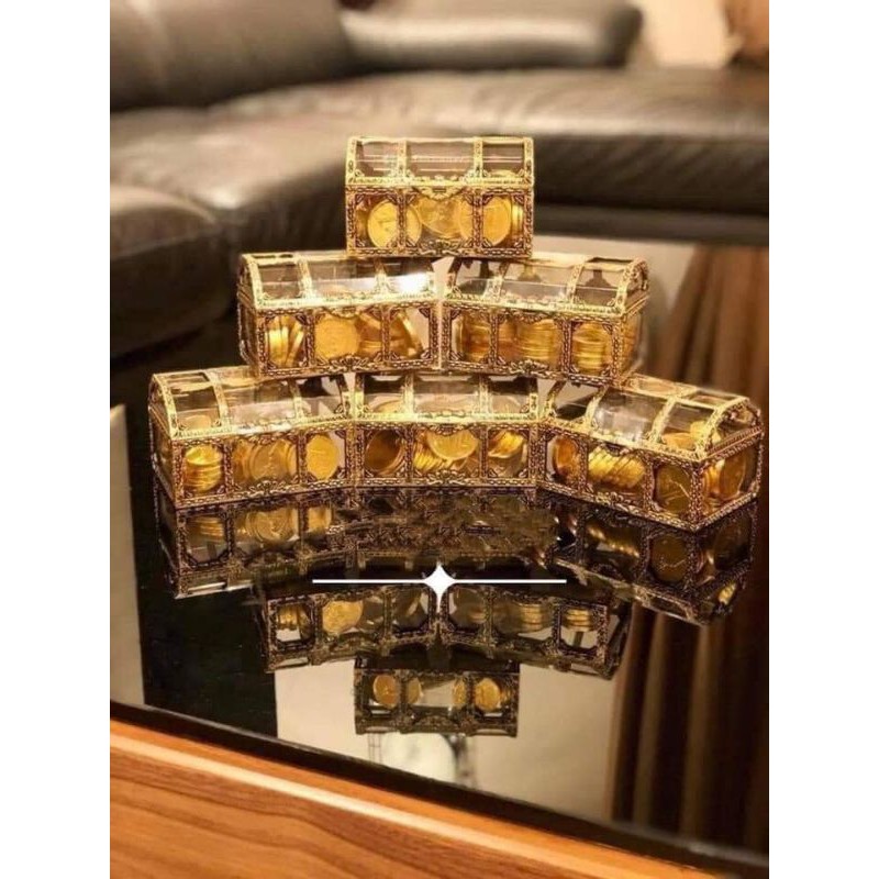 Rương vàng socola ❤ FREESHIP ❤ Quà biếu Tết 2021 | BigBuy360 - bigbuy360.vn