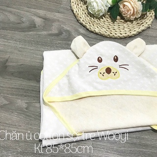 Chăn ủ cotton cho bé hình thú