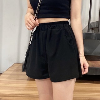 Quần ống rộng màu đen size lớn m-4xl thời trang mùa hè cho nữ