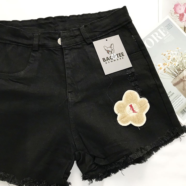 Quần đùi nữ kaki thun co giãn mạnh - Quần short nữ lưng cao - QU52