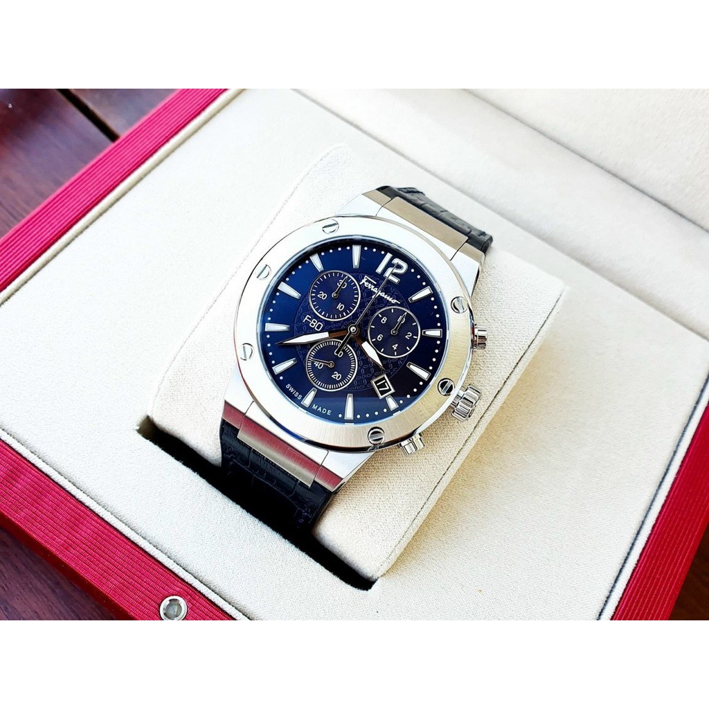 Đồng hồ Nam Ferragamo Salvatore F-80 FIJ020017, 44MM Fullbox chính hãng Authentic