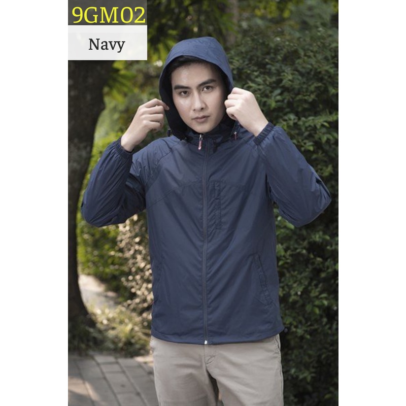 Áo Gió Nam 2 Lớp 𝐂𝐀𝐑𝐃𝐈𝐍𝐀 𝑺𝒂̀𝒊 𝑮𝒐̀𝒏 Chất Liệu Gió Trơn Lót Lưới Cao Cấp Cản Gió Cản Bụi Chống Nắng Gọn Nhẹ Mã 9GM