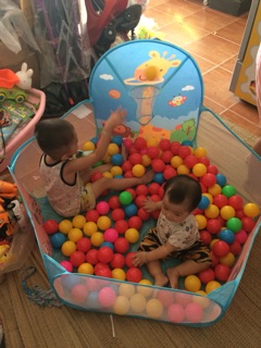 Lều bóng cho bé kèm 100 quả bóng