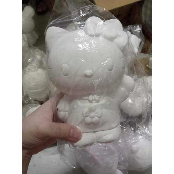 Tượng tô con to thạch cao tặng kèm cọ, vĩ 6 màu cho bé