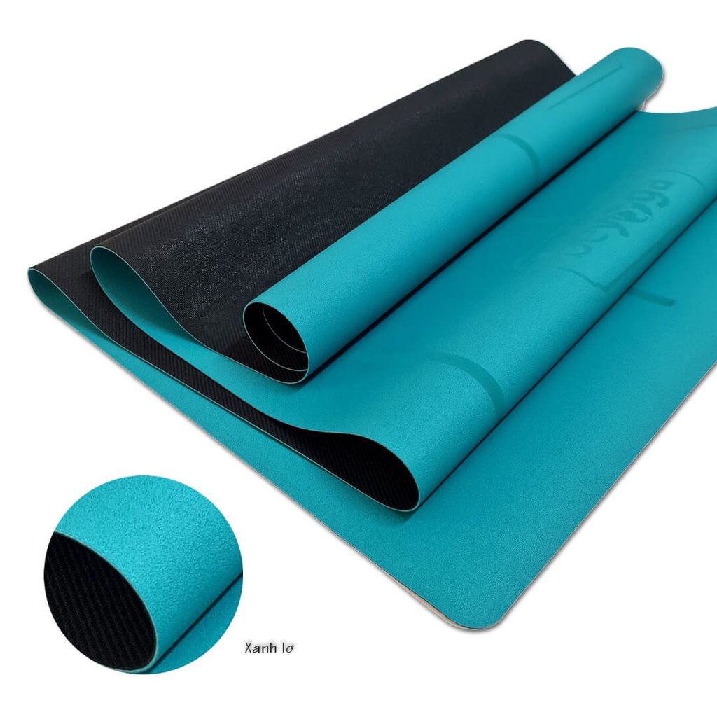 Thảm Yoga Cao Su Tự Nhiên Dày 5mm, Phiên Bản Mới, Cao Cấp, Chống Trơn Vượt Trội, Chống Bám Bẩn, beYoga Đài Loan