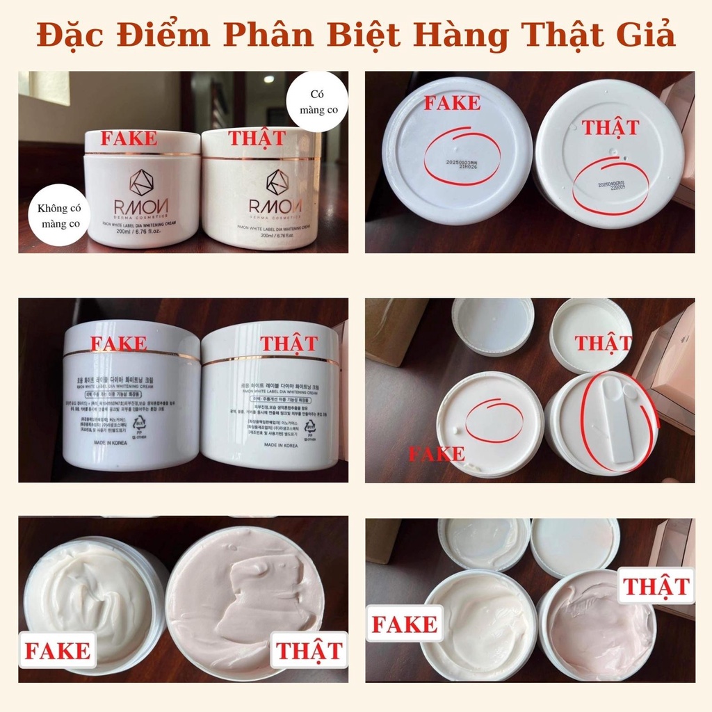 Kem Dưỡng Trắng Da Body Minhchaustore Kem Body Rmon White Label Dia Whitening Cream 200ml Hàn Quốc