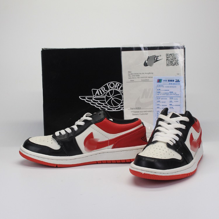 Giày Air Jordan 1 Low JD Cổ thấp  đỏ full-box - Diferrent.store_