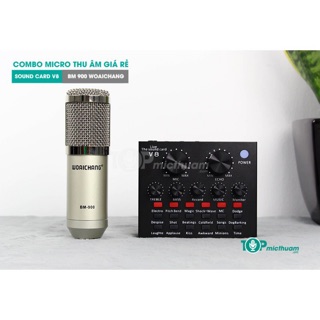 _bộ thu âm v8 kèm micro bm900 bản 2019 đỉnh cao