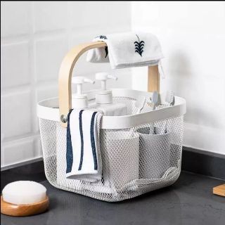 ✔️ Giỏ đựng đồ quai gỗ IKEA RISATORP