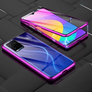 Ốp Điện Thoại Kính Cường Lực Hai Mặt Bảo Vệ 360 Độ Cho VIVO Y21 Y21S Y33S Y32 Y21T Y21E Y21A Y33T VIVO Y21 Y33S