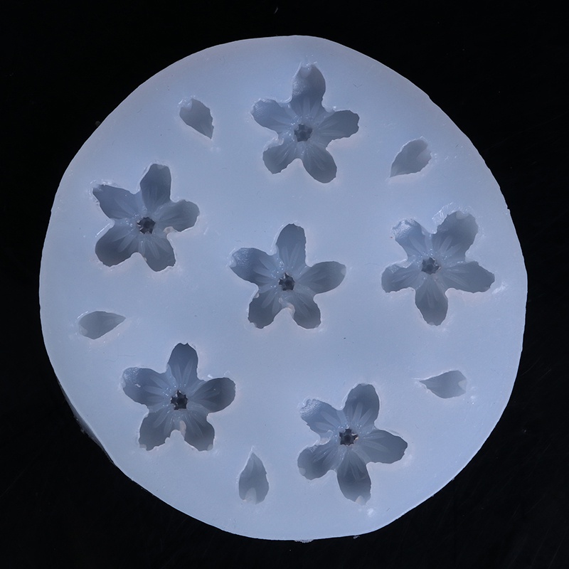 1 Khuôn Silicone Làm Trang Sức Hình Bông Hoa Nghệ Thuật