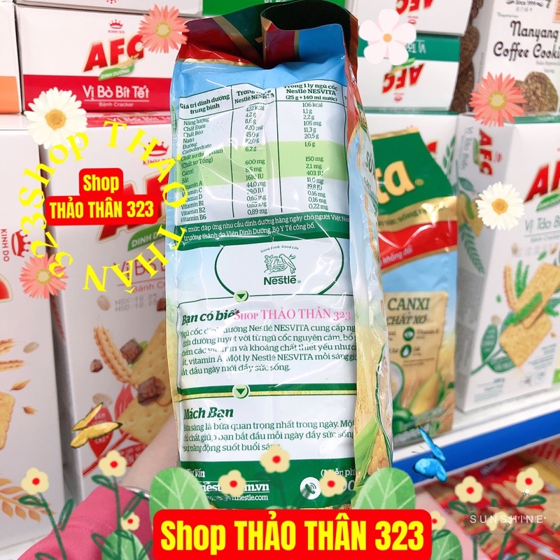 T06/2024- Ngũ Cốc Dinh Dưỡng Canxi Chất Xơ NesVita