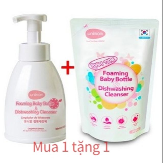 Nước rửa bình sữa Unimom