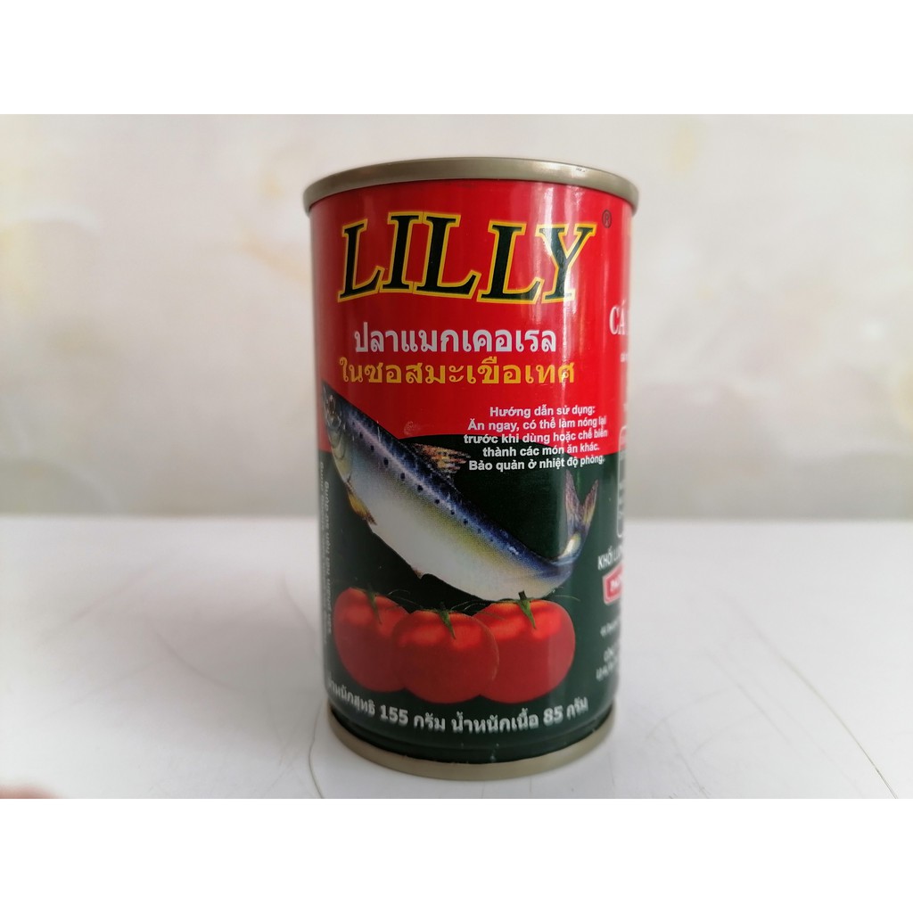 Cá nục xốt cà LILLY Mackerel in Tomato Sauce 155g (halal)