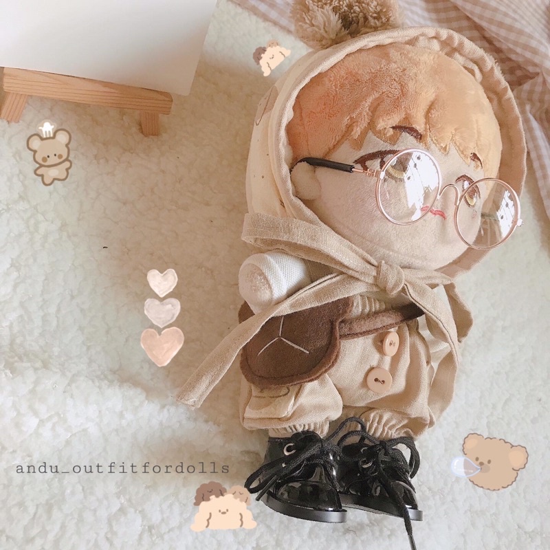 Set đồ Bear cho doll búp bê 40cm