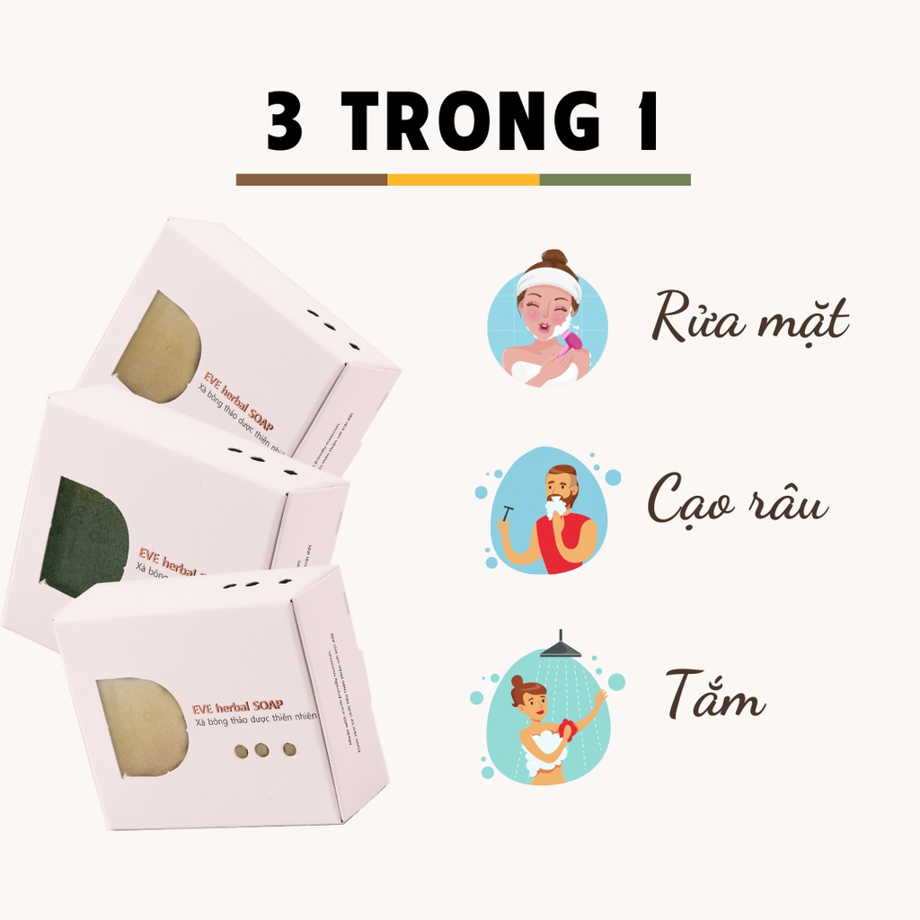 Xà bông nghệ mật ong, soap DEVE herbal, soap trắng da, mềm da Bộ Y Tế chứng nhận