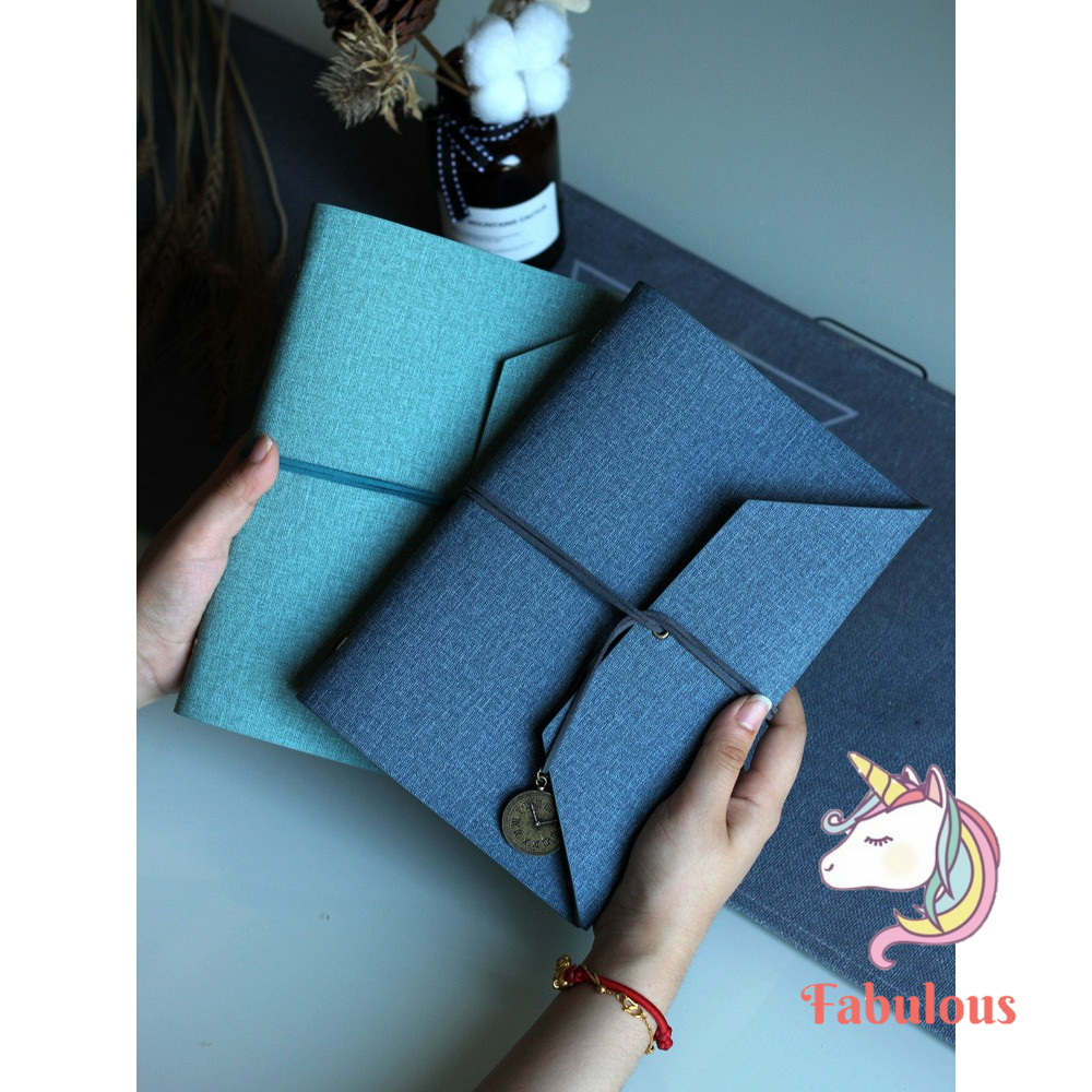 Sổ bullet journal planner A5 bìa còng phong cách vintage A5