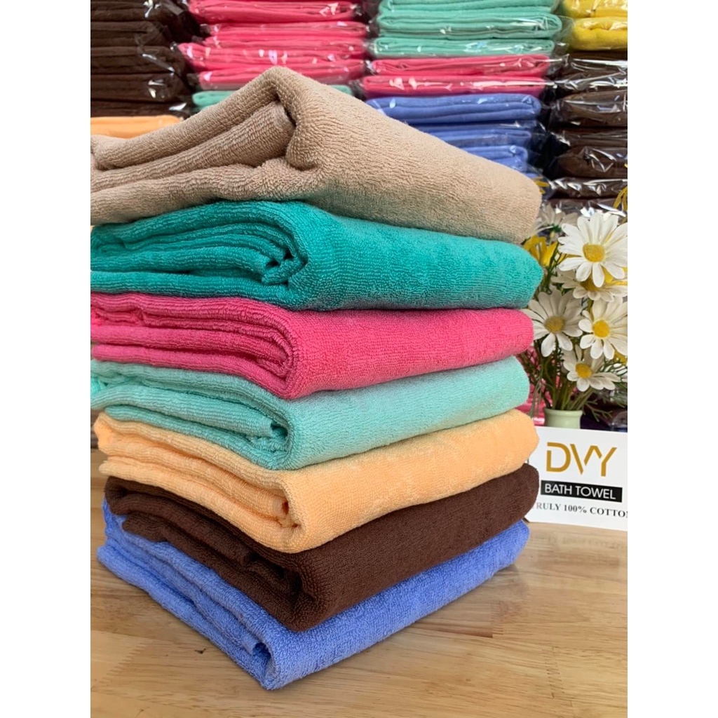 Khăn Tắm 100% Cotton , Khăn Gội Đầu Mềm Mại. Dày Dặn, Siêu Thấm Hút 320