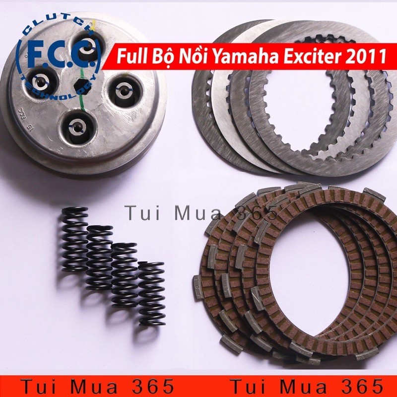 Full bộ nồi Ex 135 tay côn zin FCC đời 2011 - 2014