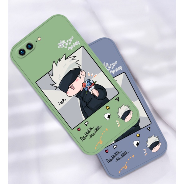Ốp Điện Thoại Silicon Chống Sốc In Hình anime Vui Nhộn Cho iPhone 8 13 mini 14 plus 12 pro max 11 X XR XS max 7 plus 6 6s