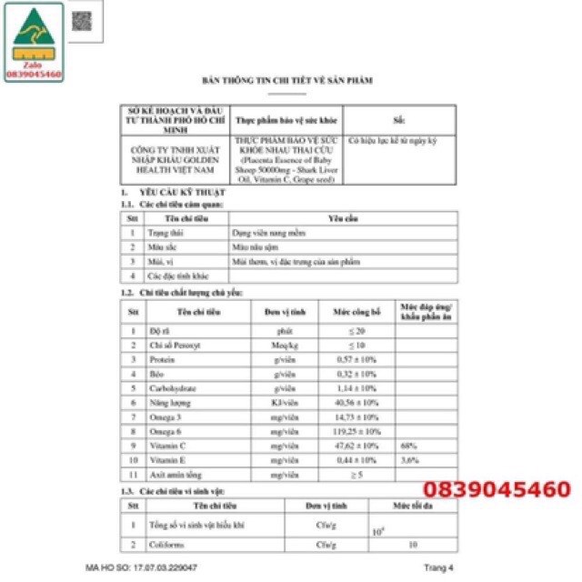 Nhau thai cừu Placenta 50000mg hàng Úc chính hãng | BigBuy360 - bigbuy360.vn