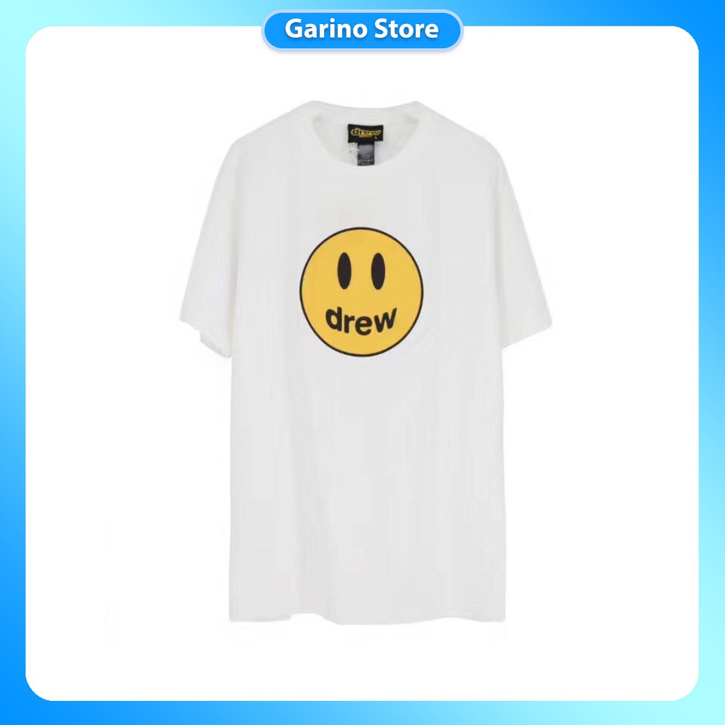 Áo thun nam nữ unisex ngắn tay không cổ đẹp Mặt Cười Drew Garino Store | BigBuy360 - bigbuy360.vn