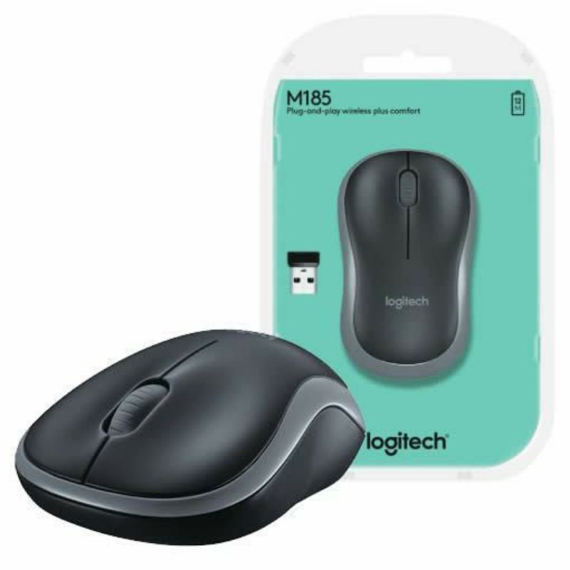 Chuột không dây Logitech Laser M185, chuột laptop, chuột máy tính, mouse không dây Logitech