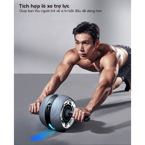 Con lăn điện tập bụng tạo cơ 6 múi Booster Ab Roller BLZB04