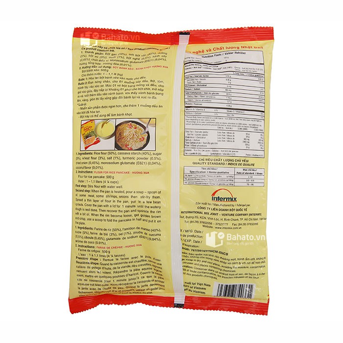 Bột bánh xèo Mikko Hương Xưa 500g