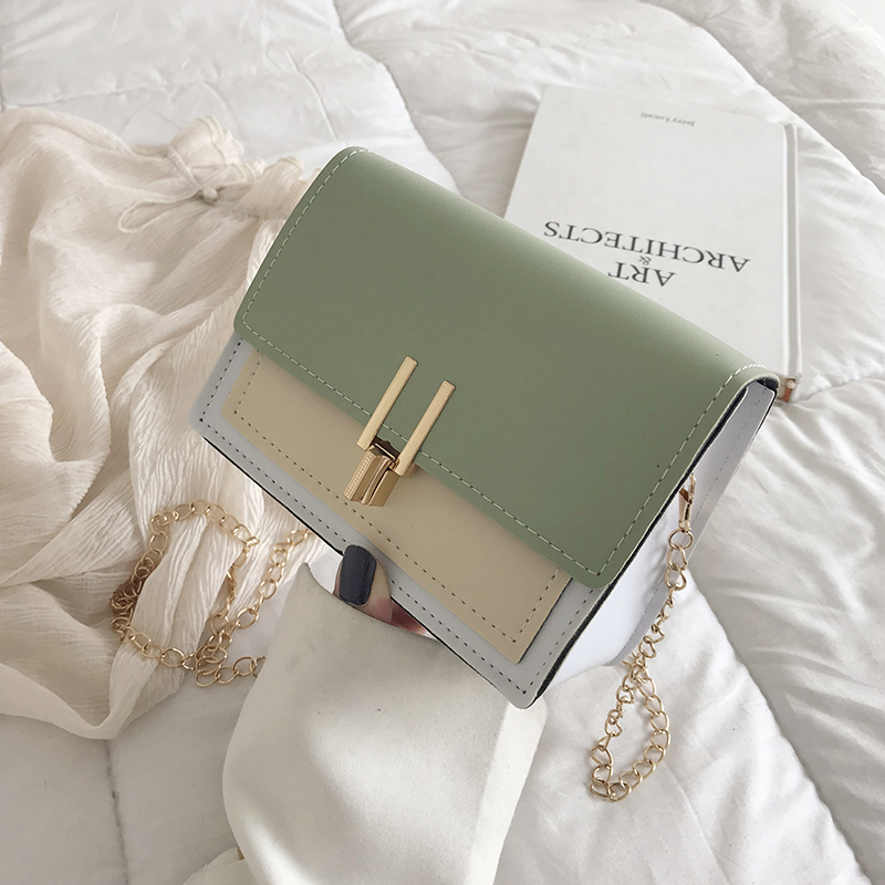 Túi đeo chéo phối màu thời trang trẻ trung cho nữ