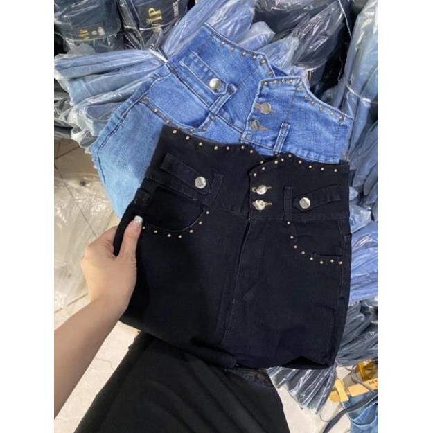 [ bán lẻ giá sỉ ] Quần jean cạp siêu cao đính cườm siêu đẹp | BigBuy360 - bigbuy360.vn