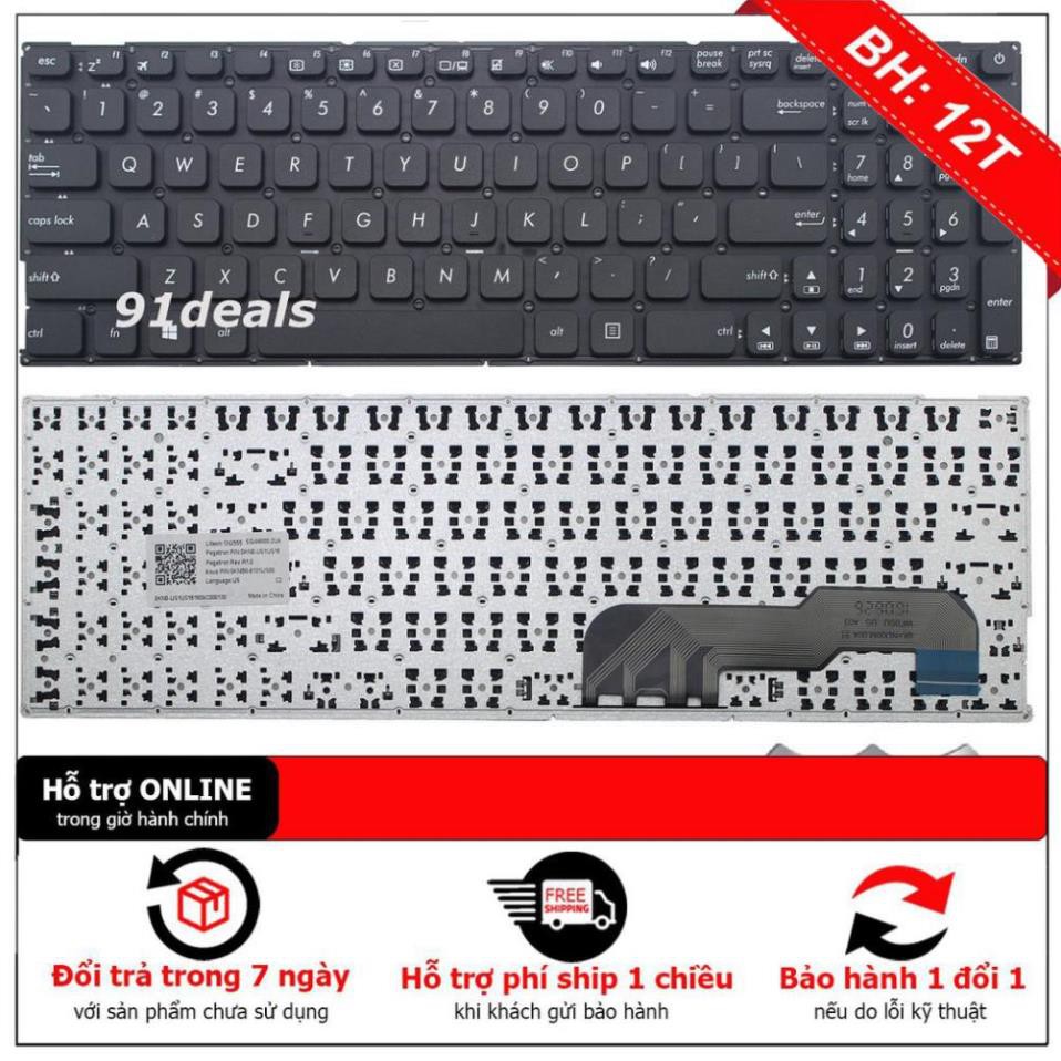 BH12TH [Mã ELFLASH3 hoàn 10K xu đơn 20K] Bàn phím laptop Asus X541 X541U X541UA X541UV X541S X541SA - KeyBoard NEW ZIN