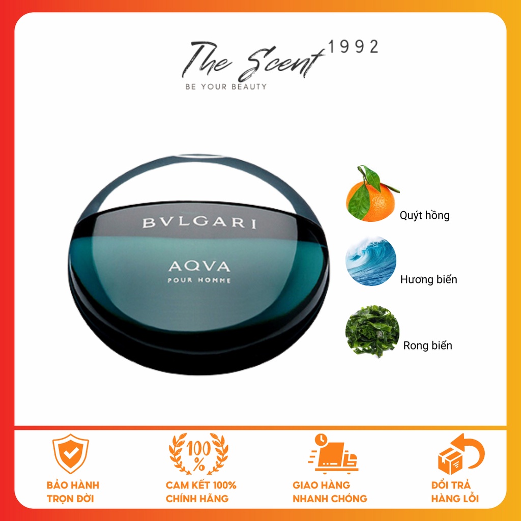 Nước Hoa Nam BVLGARI Aqva Pour Homme 30ml, 50ml, 100ml, 150ml