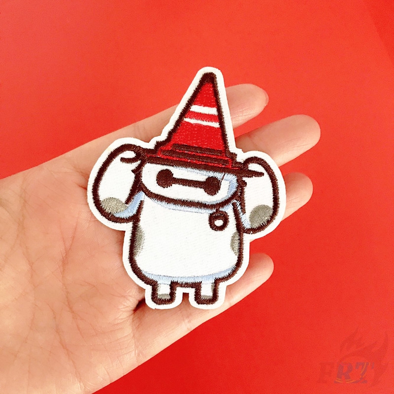 1 sticker ủi quần áo thêu hình big hero 6 baymax DIY