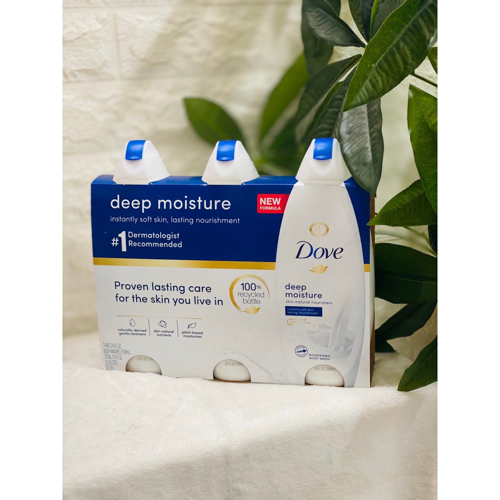 Sữa tắm Dove Deep Moisture Nourishing Body Wash, 709ml Của Mỹ