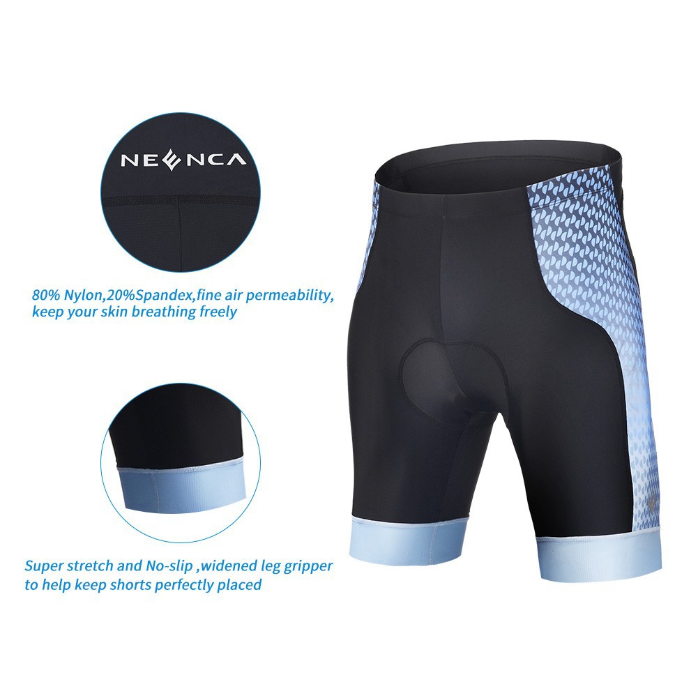 NEENCA Quần short dùng đi xe đạp thể thao cho nam giới