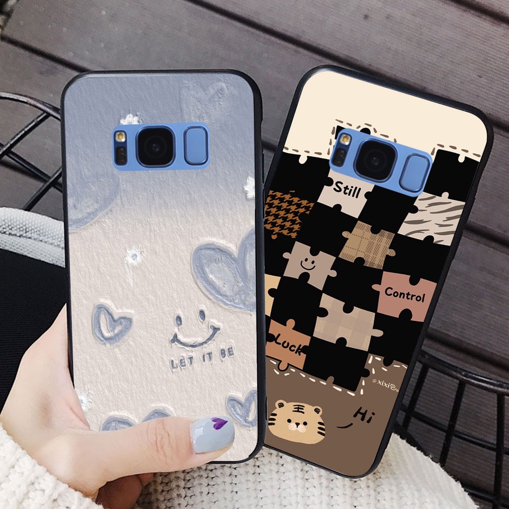 Ốp lưng Samsung Galaxy S8 / S8 PLUS in hình cao cấp mẫu kẻ caro,mikenbe@r siêu hot