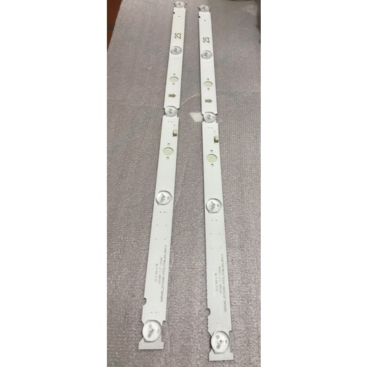 THANH LED TIVI SONY 32W600D HÀNG MỚI 100%, BỘ 2 THANH, MỖI THANH 5 BÓNG 3V, DÀI 52,2cm