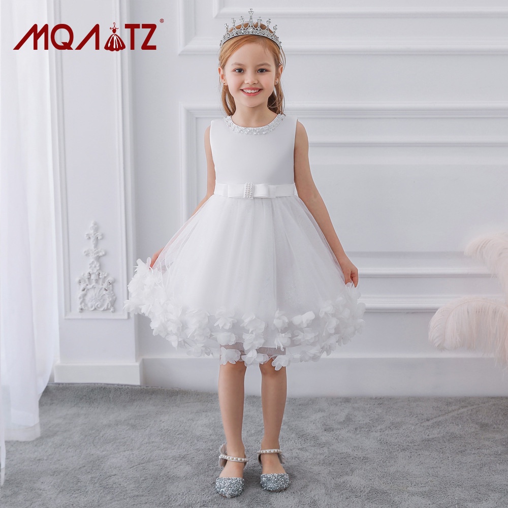❀⋮ Trang Phục Biểu Diễn Thiếu Nhi Cho Bé Gái Váy Công Chúa Cánh Hoa Nơ Tutu Lễ Phục Váy Hoa