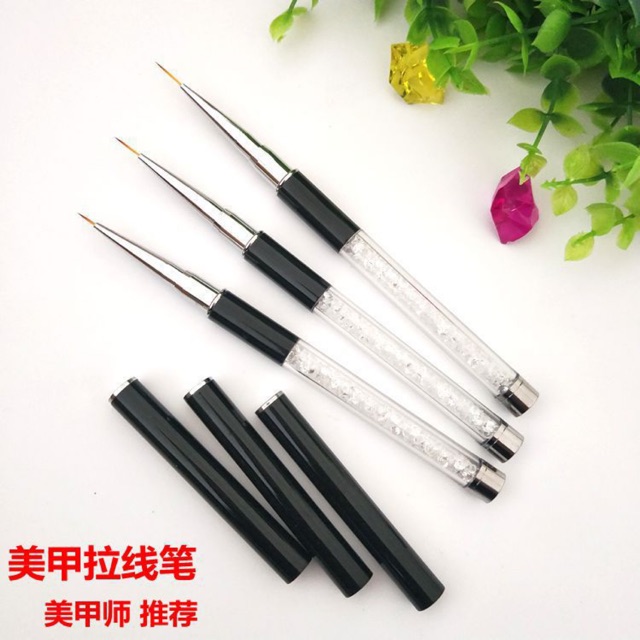 Cọ nét cán đá siêu mảnh bộ 3 cây