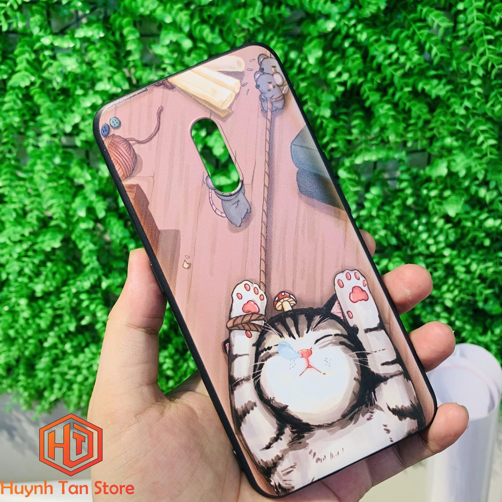 Ốp lưng Oppo K3 , Realme X dẻo đen in hình 3D nhiều lựa chọn