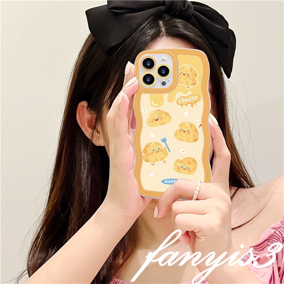 Ốp Điện Thoại TPU Mềm Họa Tiết Phô Mai Cho iPhone 14 13 12 11 Pro Max X XR Xs Max 8 7 6 6s Plus SE 2020