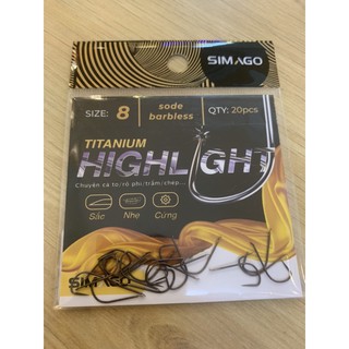 Lưỡi câu SiMaGo sobe barbless