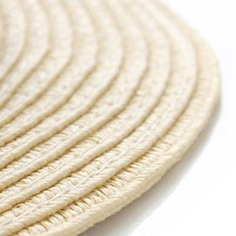 Nón cói rộng vành đan từ sợi rơm có dây ruy băng cho bé