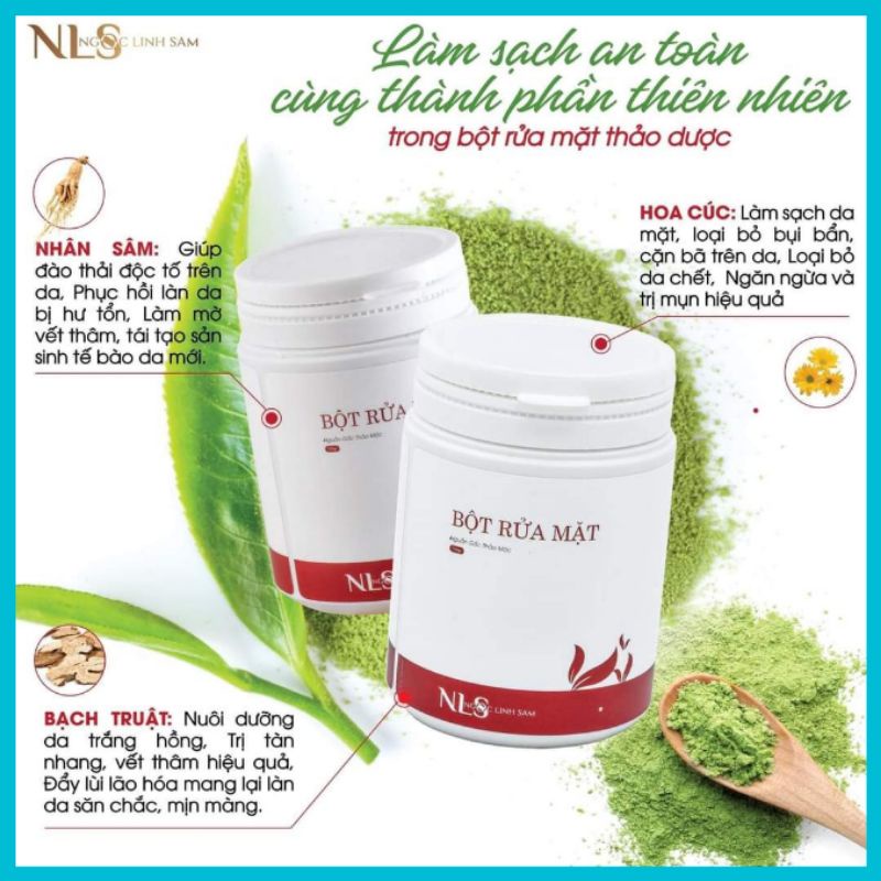 BỘT RỬA MẶT THẢO DƯỢC NLS