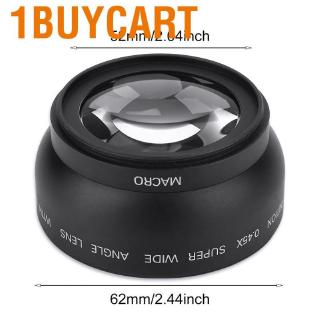 1buycart 52mm 0.45X Wide Angle Universal Conversion Macro Lens