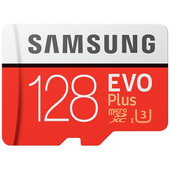 Thẻ nhớ MicroSDXC Samsung Evo Plus 128GB U3 4K R130MB/s W60MB/s kèm adapter box Hoa (trắng)