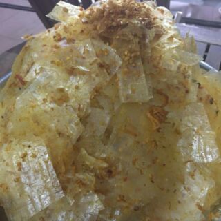 10 Bánh tráng ly trộn muối, hành phi